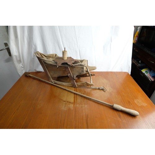 31 - An antique corn fiddle for restoration.