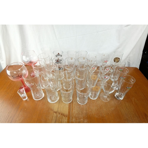 69 - A large lot of Carlsberg beer glasses and more.