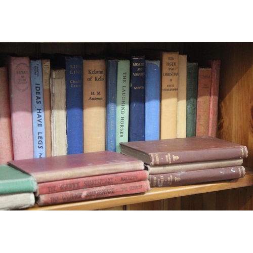 516 - A large collection of antique and vintage books.