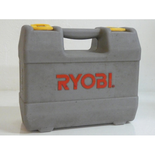 77 - A cased Ryobi sander.