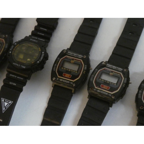 215 - 20 vintage Cadex digital watches.