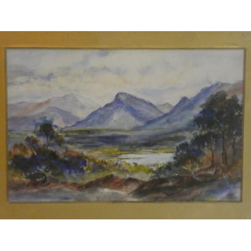 268 - A pair of framed watercolours, unsigned.