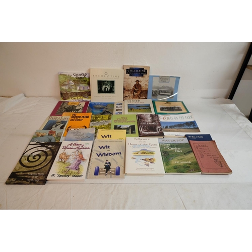 310 - An interesting lot of Irish history books including Ballycastle and the Heart of the Glens, The Scot... 