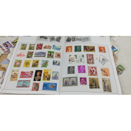 140 - A World Stamp Album and contents, Diamond Jubilee H.H. Sir Ibrahim Sultan of Johore 17th September 1... 