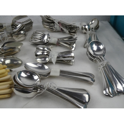 240 - A large lot of sets of cutlery .