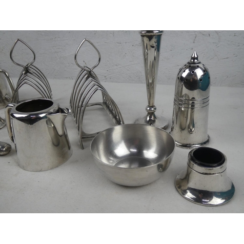 241 - Two vintage Embassy toast racks, milk jugs etc.