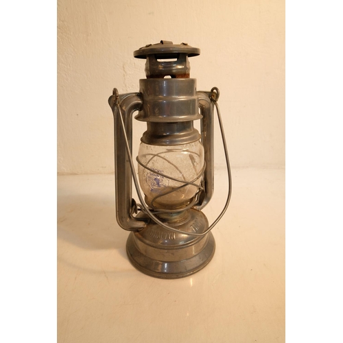 311 - A vintage Chalwyn Tropic hurricane lamp.