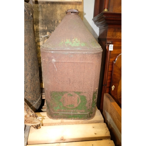 64 - A vintage Castrol oil can, measuring 50cm.