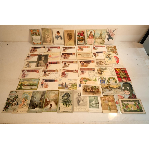 342 - A lot of antique and vintage postcards including Shirley Temple, The Shamrock, Pat Mac Cormick and l... 