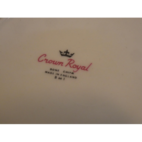 449 - A vintage Crown Royal bone china tea set.