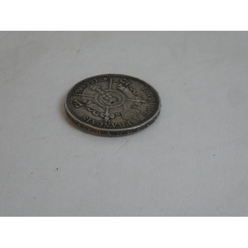 489 - An Empire Francais 5 centimes 1868 Napoleon III coin.