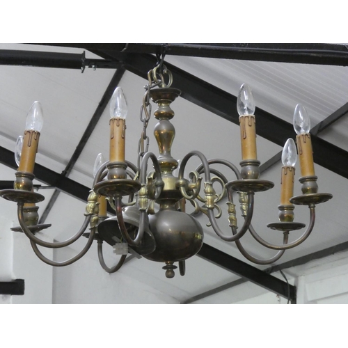 313 - A large stunning heavy eight branch centre light fitting.