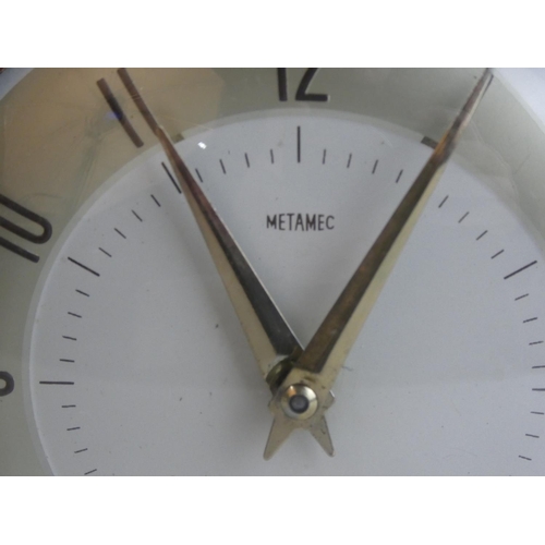 51 - A vintage Metamec mantle clock.