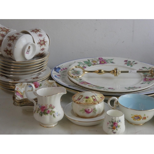 111 - A Paragon 'Flamenco' bone china tea set and other ceramics.