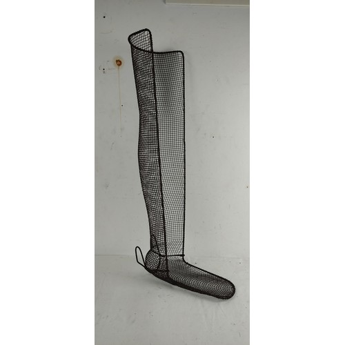 44 - An antique full leg medical brace.