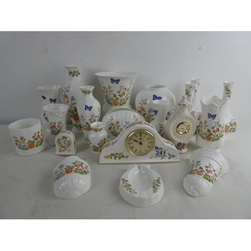 241 - A large lot of Aynsley china.