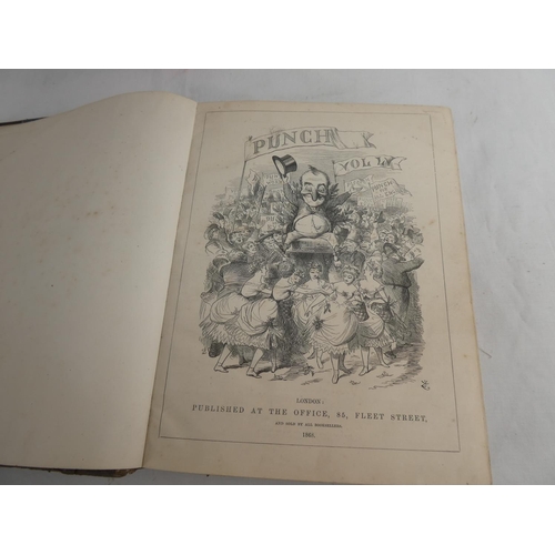 252 - An antique book 'Punch' and another 'The Best of Punch Cartoons'.