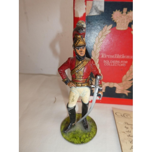 276 - A boxed Tradition Style hand painted solider 'Trooper 98th Light Cavalry 1903