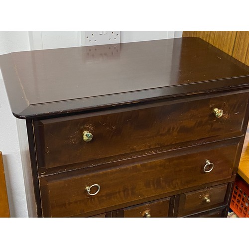 172B - A Rossmore style chest of drawers (a/f).