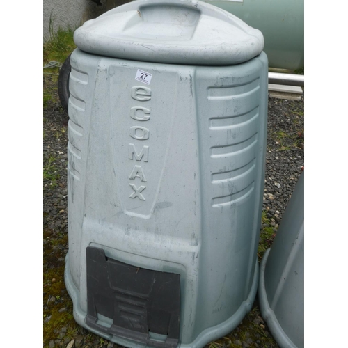 27 - Two Ecomax composters.