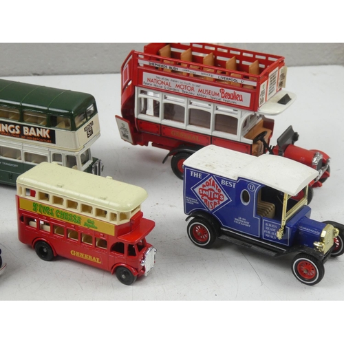 82 - A Corgi diecast Buffalo Fire Dept model lorry, a Corgi LMs Express Parcels Traffic model truck, a Co... 