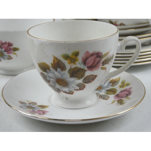 102 - A vintage Royal Grafton bone china tea set.