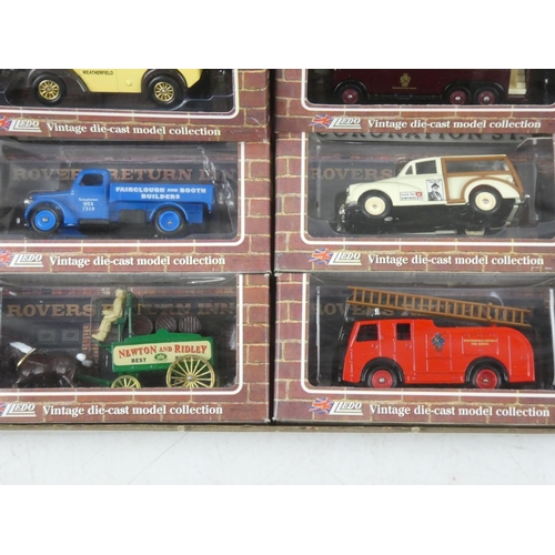 153 - Six boxed Lledo Coronation Street collectors model cars.