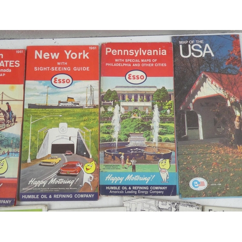 179 - A collection of vintage/ retro Road maps.