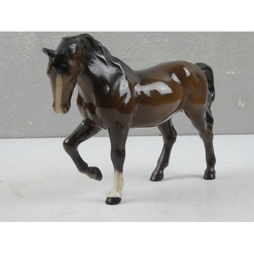 191 - A Beswick horse.