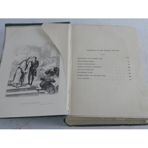 65 - An antique book Traits and Stories of the Irish Peasantry volume II,