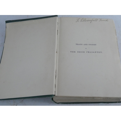 65 - An antique book Traits and Stories of the Irish Peasantry volume II,