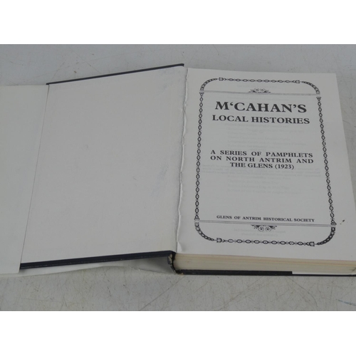 70 - A vintage book 'McCahan's Local Histories' - a series of pamphlets on North Antrim and The Glens 192... 