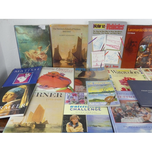 84 - A job lot of books to include Chinese Art, Watercolour painting and more.