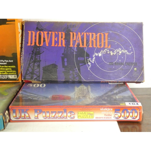 104 - A vintage John Waddington Ltd 'Railroader' game, a vintage Parker Airways game and more.