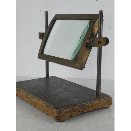 118 - An antique desktop magnifier.