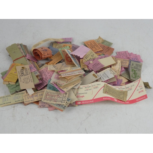 152 - A large assortment of vintage tickets.