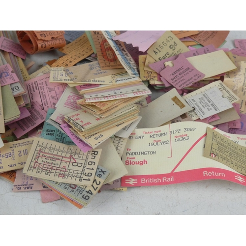 152 - A large assortment of vintage tickets.