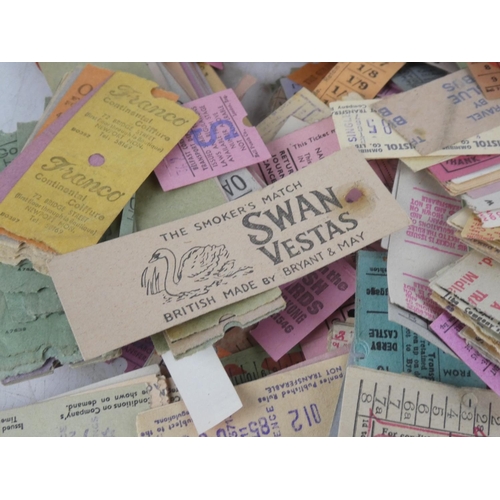 152 - A large assortment of vintage tickets.