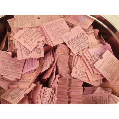 154 - A large assortment of vintage tickets.