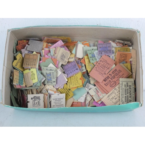 155 - A large assortment of vintage tickets.