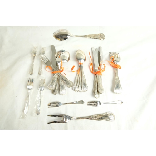 461 - A lot of vintage Kings pattern cutlery and more.