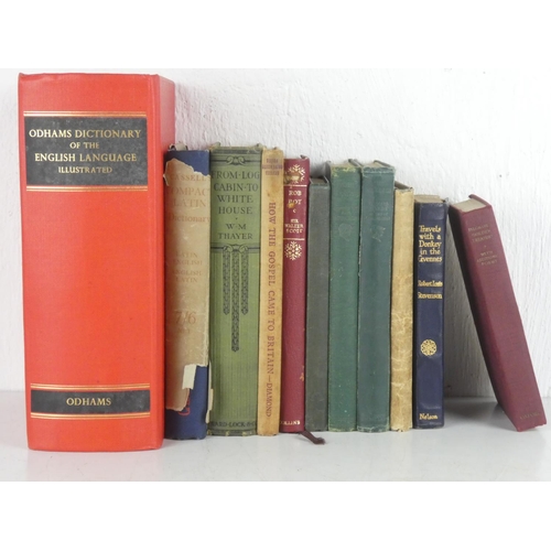 307 - A mixed lot of vintage books to include From Lot Cabin to White House and more.