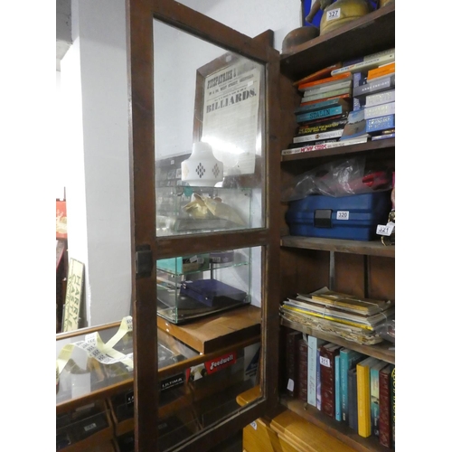 310 - An Irish Vernacular bookcase in need of restoration, measuring 12