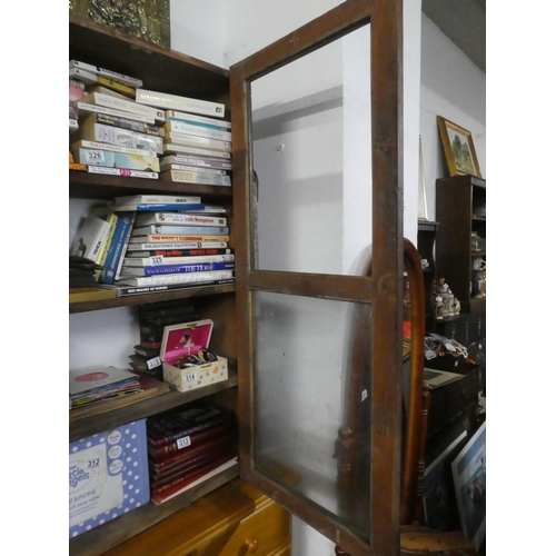 310 - An Irish Vernacular bookcase in need of restoration, measuring 12