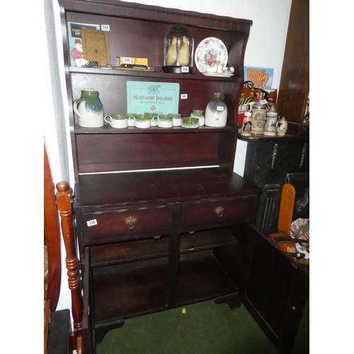 336 - A vintage dresser.