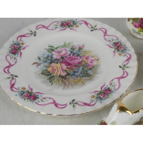 347 - A Royal Albert Old Country Rose tv cup and saucer and more.