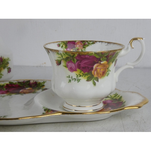 347 - A Royal Albert Old Country Rose tv cup and saucer and more.