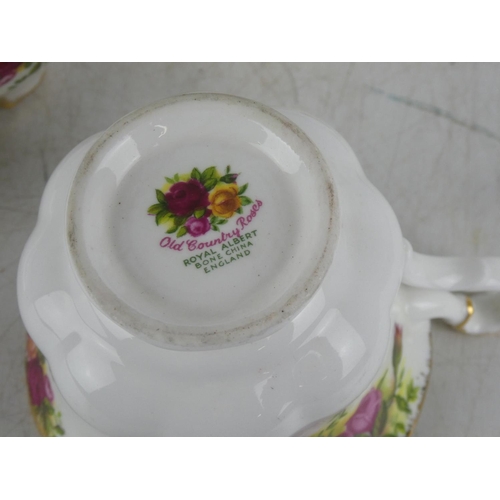 347 - A Royal Albert Old Country Rose tv cup and saucer and more.