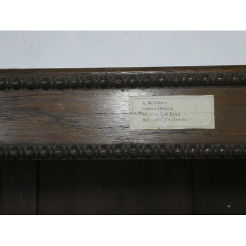 363 - An oak bookcase for restoration, measuring 57cm x 92cm  25cm.