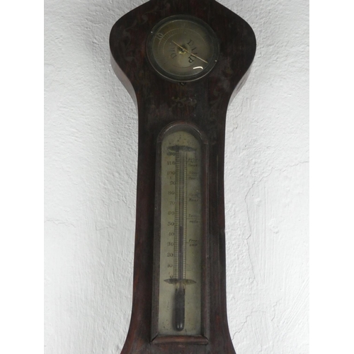 371 - A stunning antique barometer, measuring 38